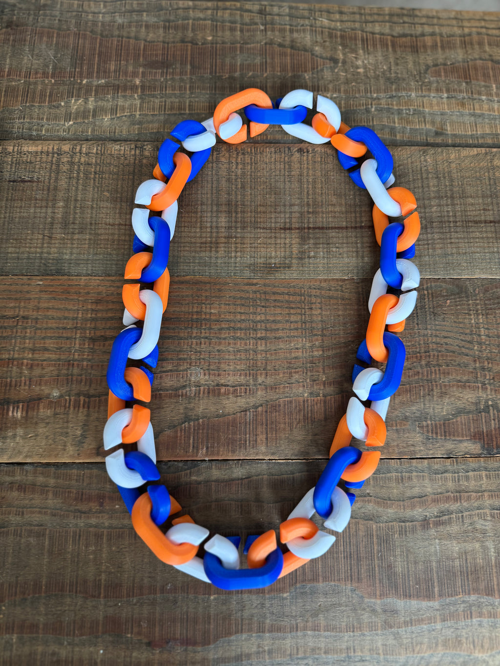 Orange, Blue & White Hype Chain