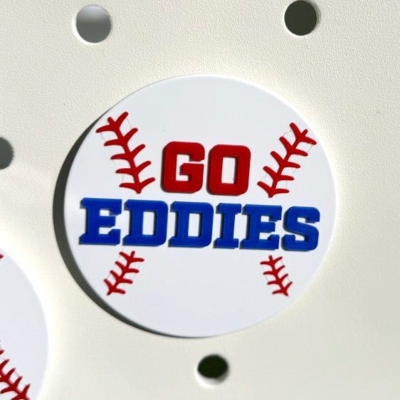 Edwardsburg Eddies Spirit Charm - Baseball