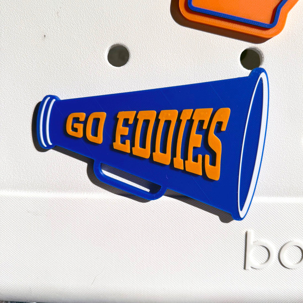 Edwardsburg Eddies Bogg Bag Charm - Megaphone