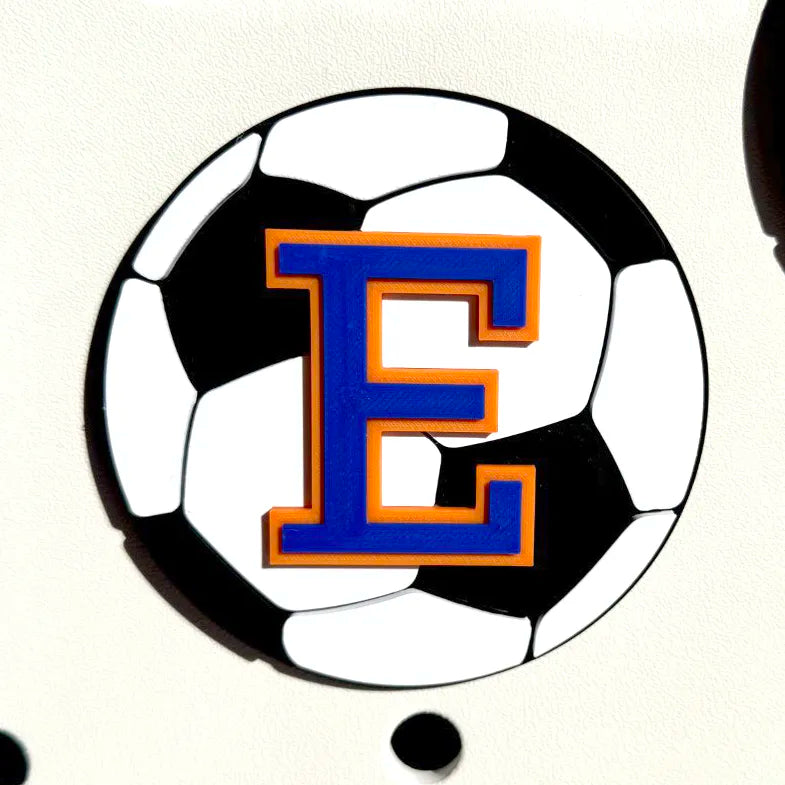 Edwardsburg Eddies Bogg Bag Charm - Soccer