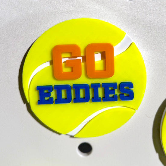 Edwardsburg Eddies Spirit Charm - Tennis