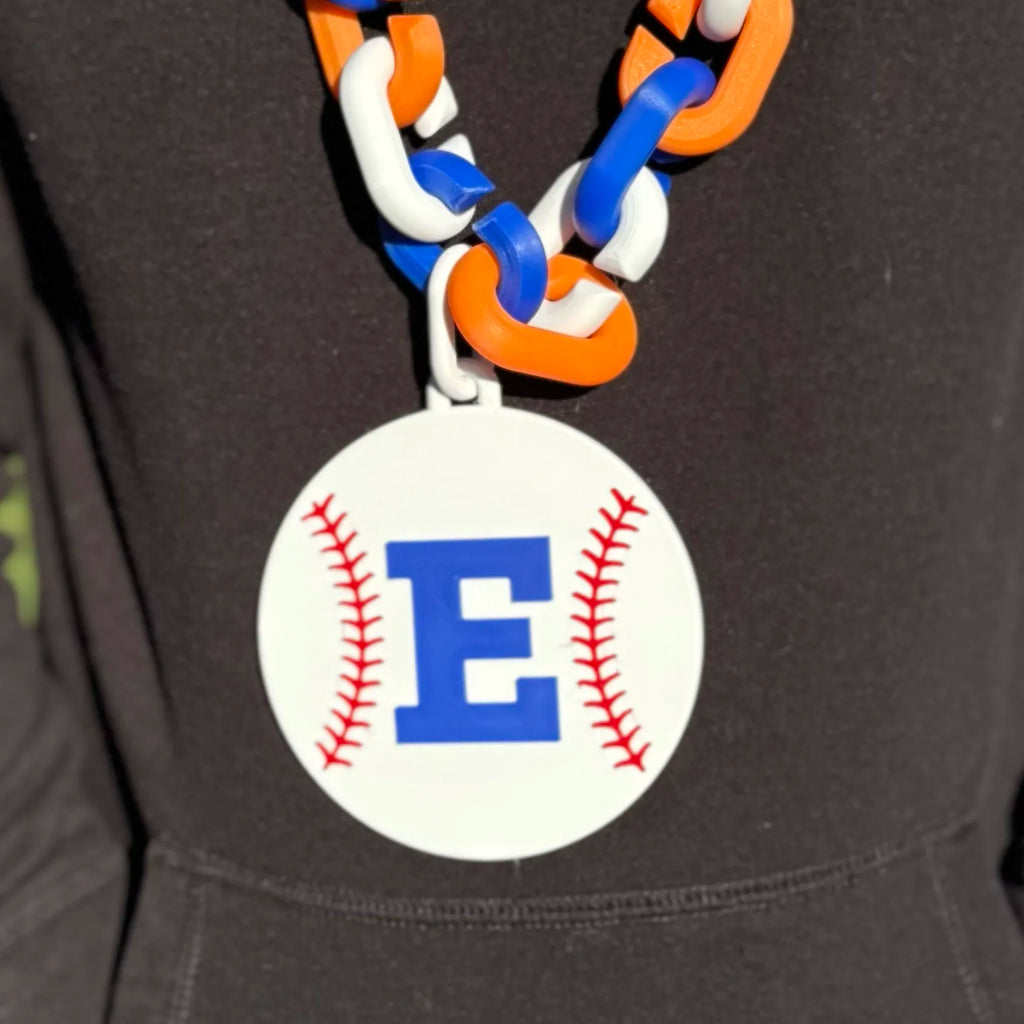 Edwardsburg Eddies Hype Chain Charm - Baseball