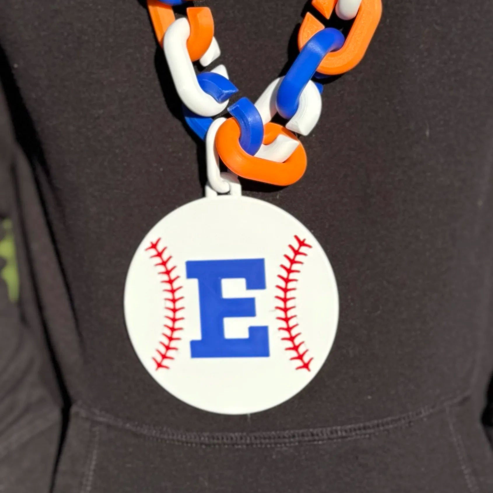 Edwardsburg Eddies Hype Chain Charm - Baseball