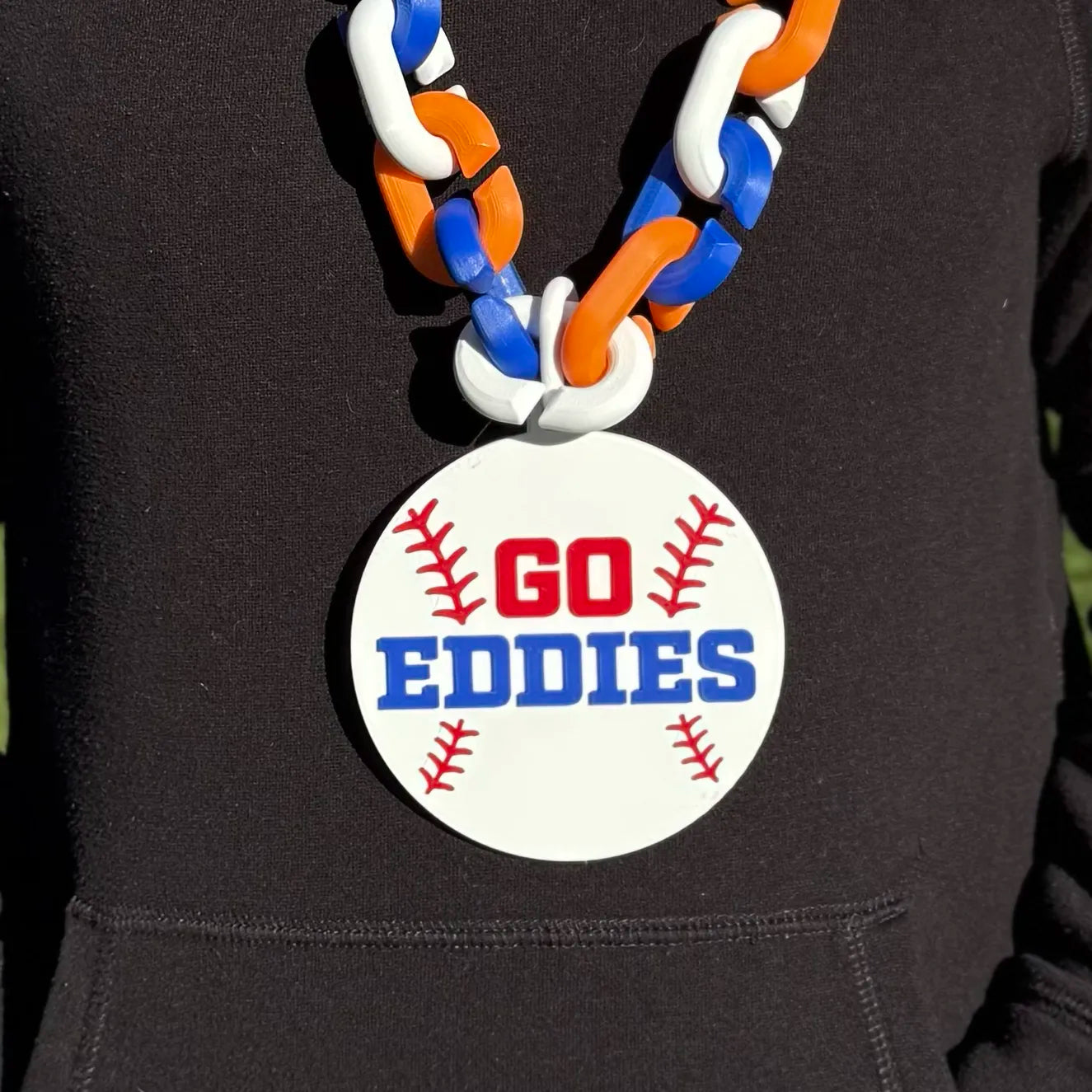 Edwardsburg Eddies Spirit Charm - Baseball