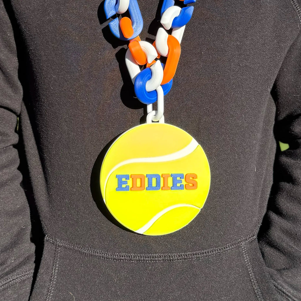 Edwardsburg Eddies Hype Chain Charm - Tennis
