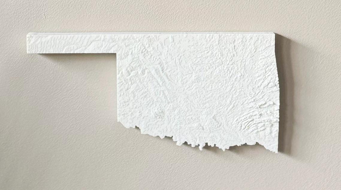 Oklahoma Topographic Map