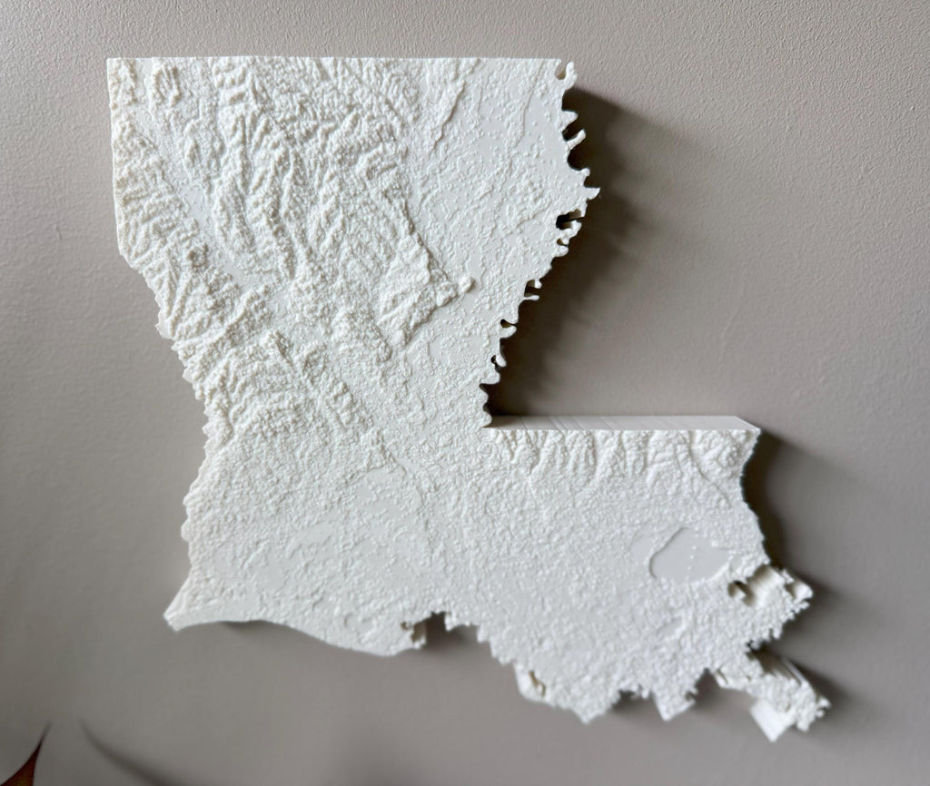 Louisiana Topographic Map
