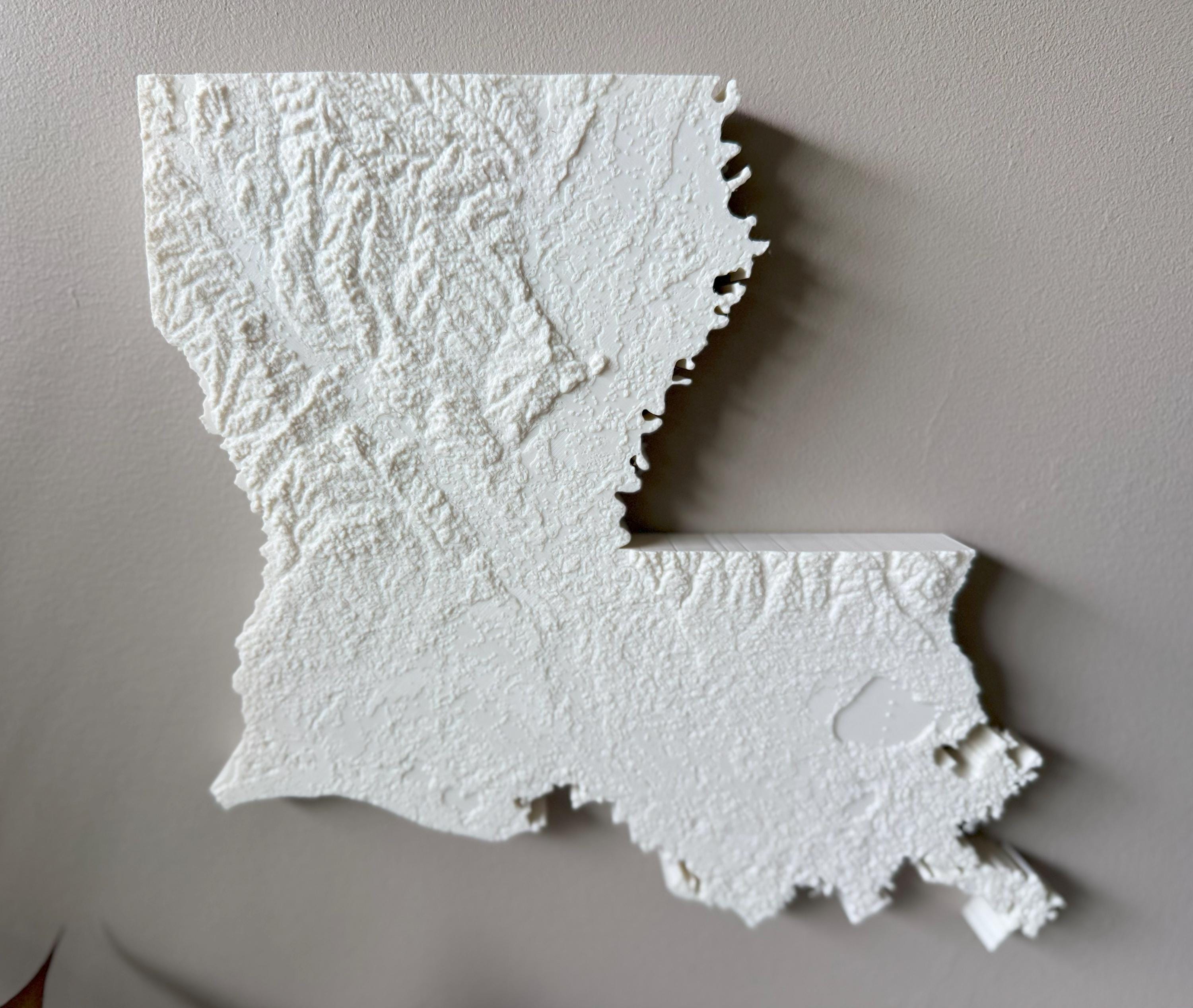 Louisiana Topographic Map