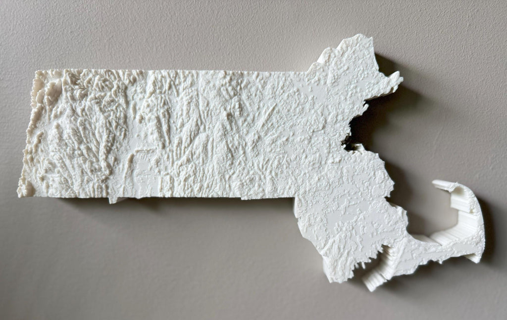 Massachusetts Topographic Map