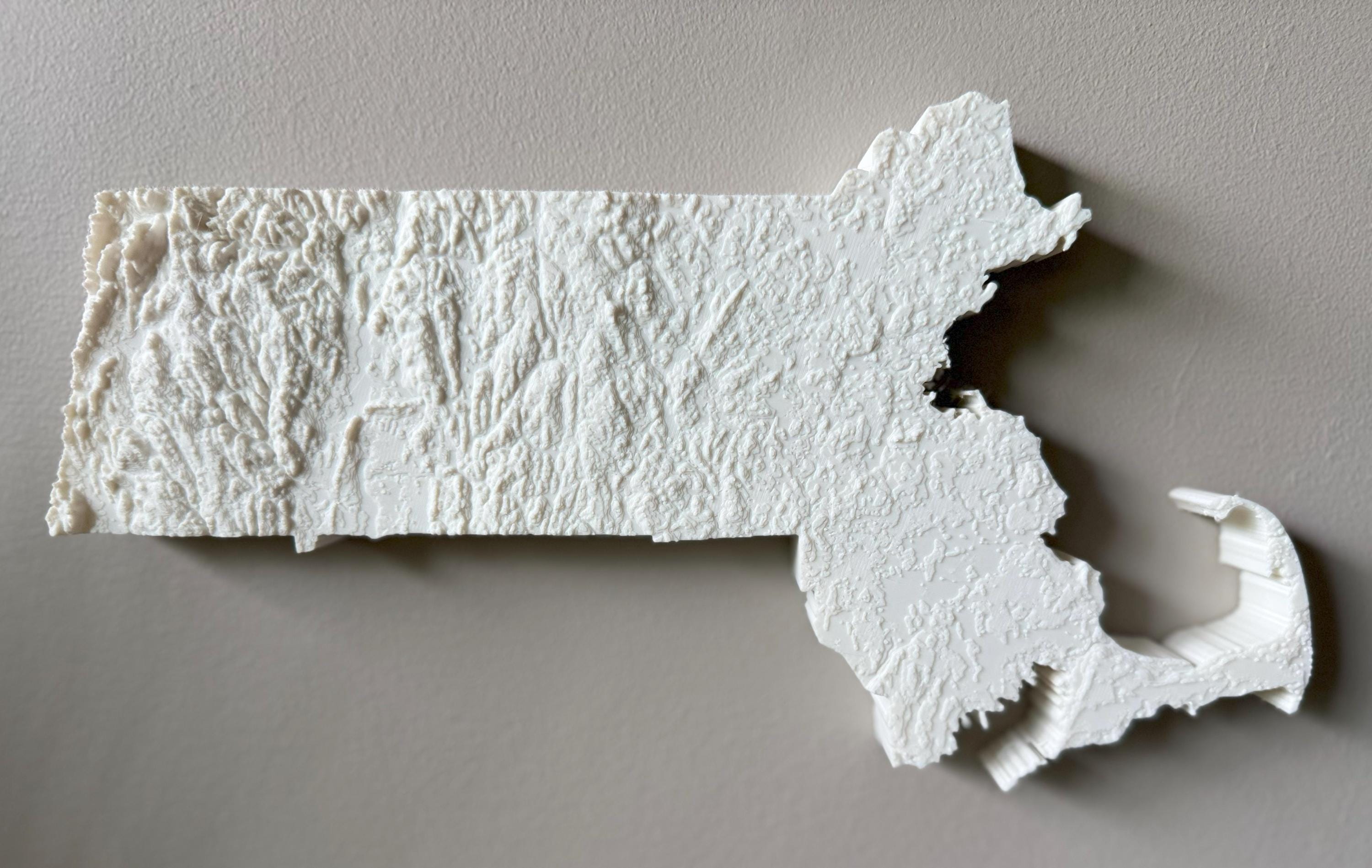 Massachusetts Topographic Map