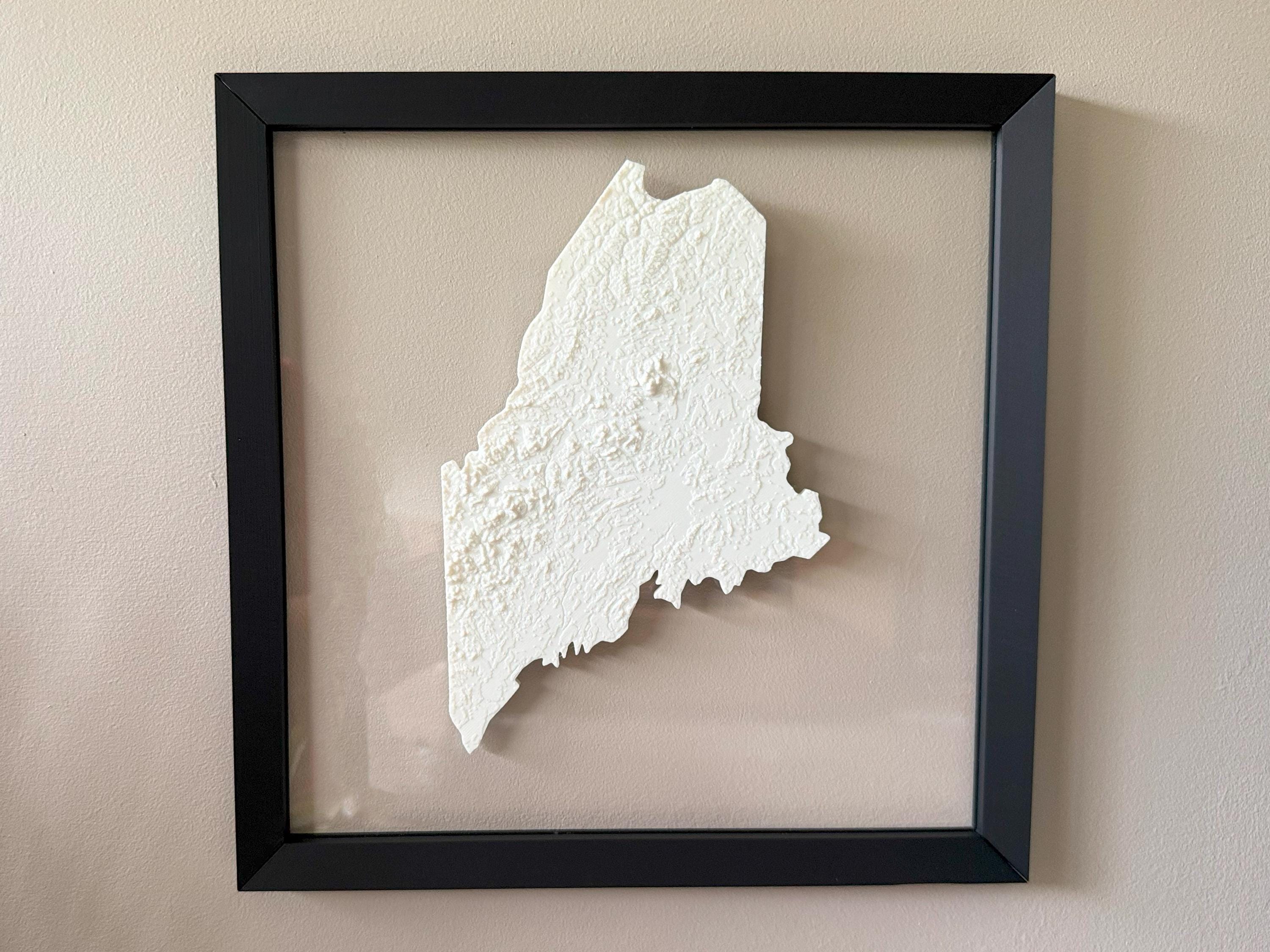 Maine Topographic Map