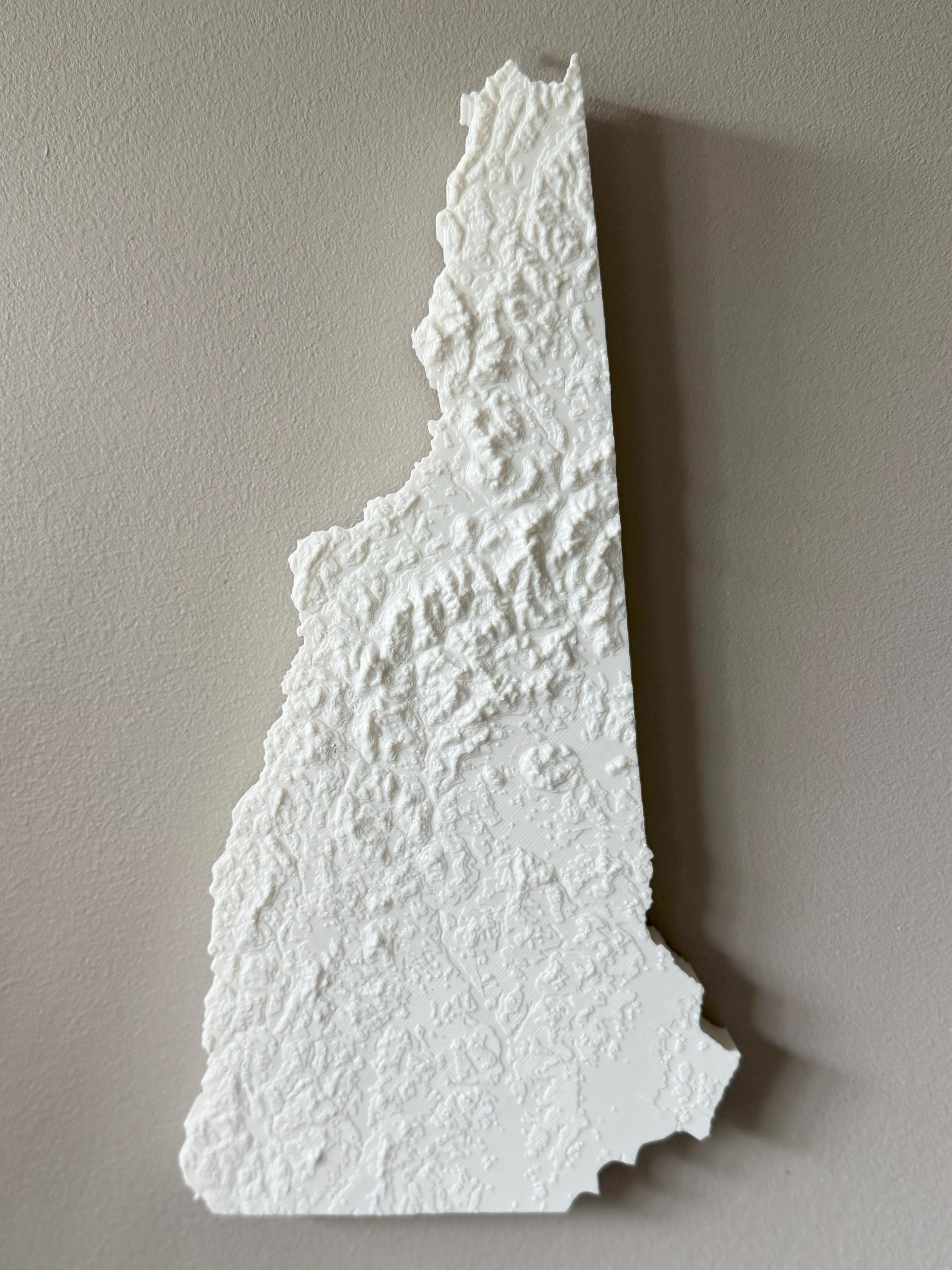 New Hampshire Topographic Map